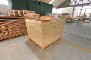 Bins o cajas de madera