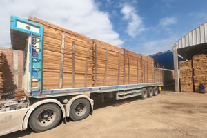 Madera para parihuelas o pallets