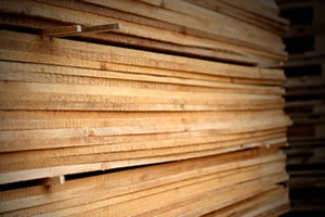 Stock de madera para parihuelas